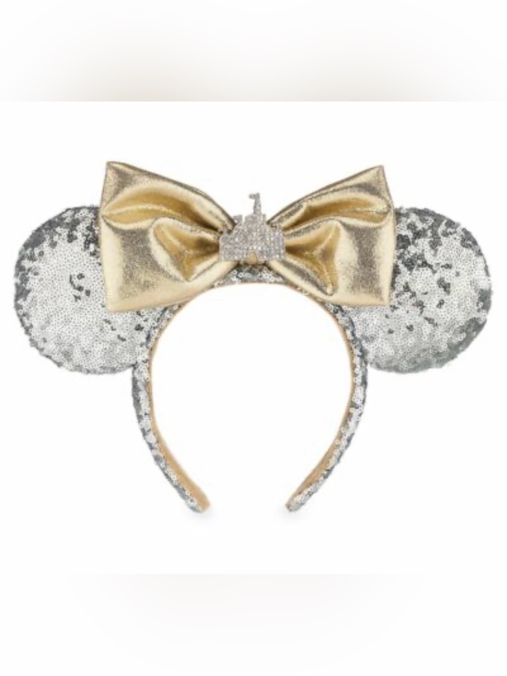Disney World Cinderella Minnie Mouse Ears 2019 Silver & Gold